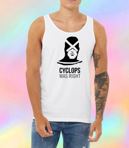 Cyclops Was Right Unisex Tank Top