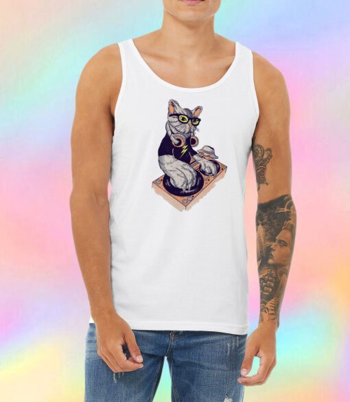 DJ Scratches Unisex Tank Top