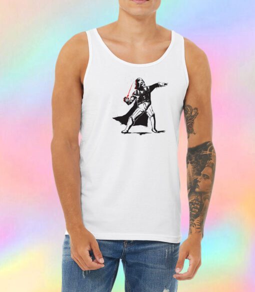 Darth Banksy Unisex Tank Top