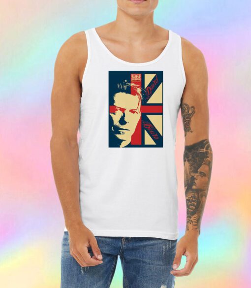 David Bowie Unhuman Unisex Tank Top