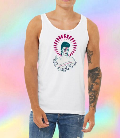 David Bowie Ziggy Stardust Unisex Tank Top