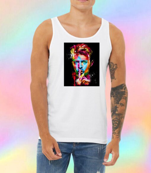 David Bowie pop Unisex Tank Top