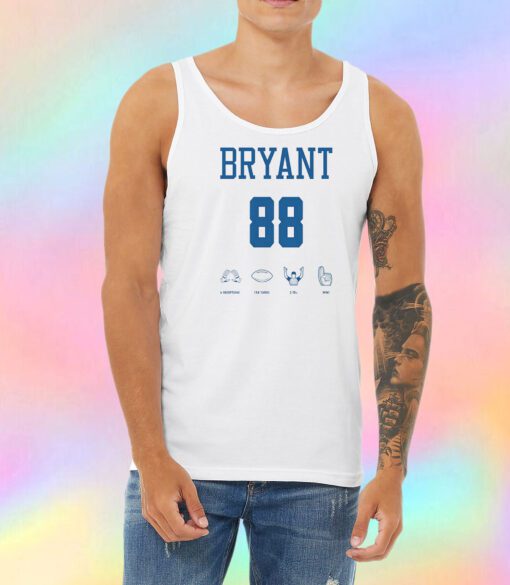 Dez Bryant eight Football Stats Unisex Tank Top