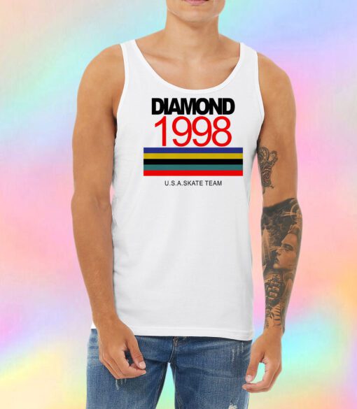 Diamond 1998 USA Skate Unisex Tank Top