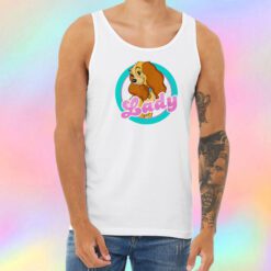 Disney Cute Lady Face Lady and the Tramp Unisex Tank Top