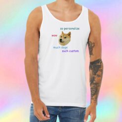 Doge Personalized Unisex Tank Top