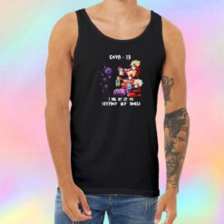 Dragon Ball Z I will not let you destroy my world Covid 19 Unisex Tank Top