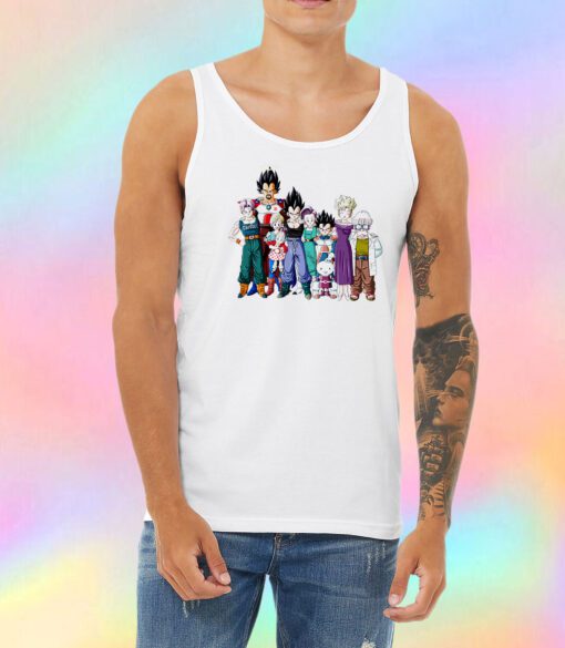 Dragon ball Vegeta family Unisex Tank Top