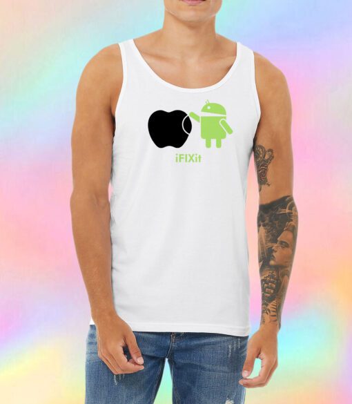 Droid ANDROID fix APPLE Unisex Tank Top