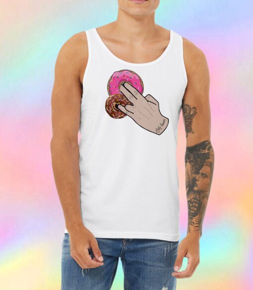 Dunkin Donuts Only Human Hand Unisex Tank Top