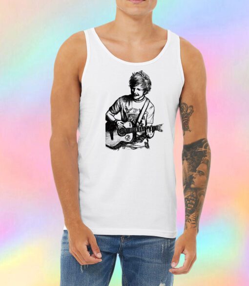 Ed Sheeran Drawing Unisex Tank Top