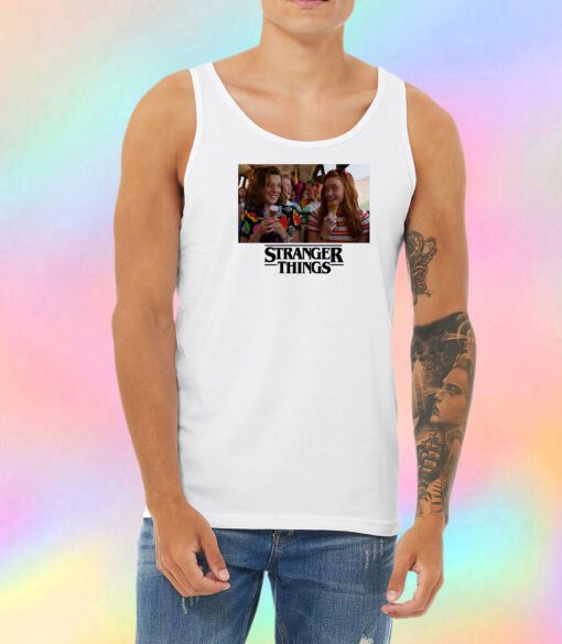 Eleven and Max Stranger Things Unisex Tank Top