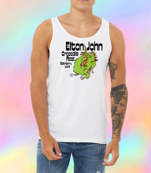 Elton John Crocodile Rock Unisex Tank Top