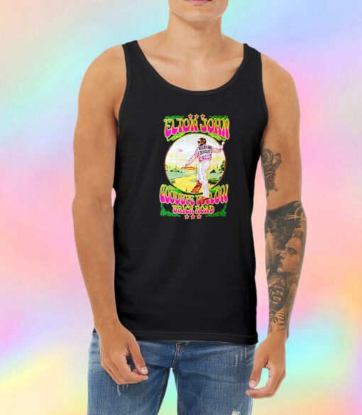 Elton John Goodbye Yellow Brick Road Unisex Tank Top