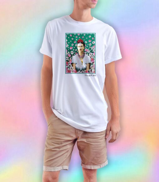 Frida Kahlo Floral Vintage T Shirt