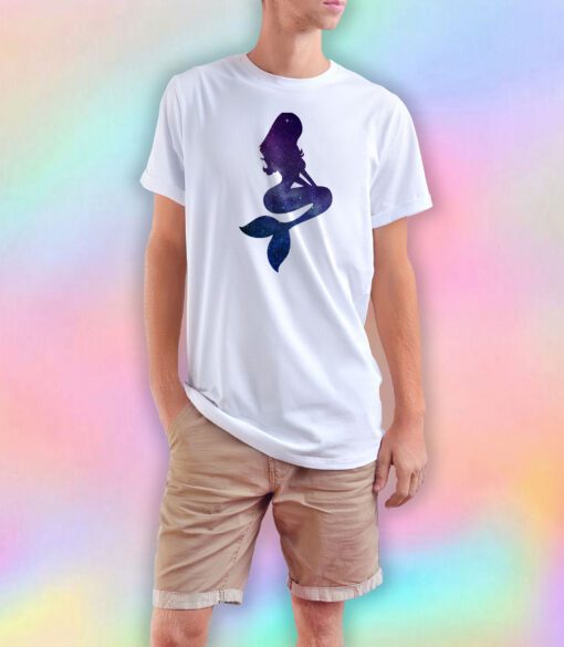 Galaxy Mermaid T Shirt