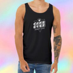 Game Over White Unisex Tank Top