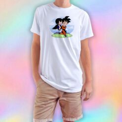 Goku and Chichi Chibi T Shirt