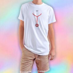 Heart Shaped Stethoscope T Shirt