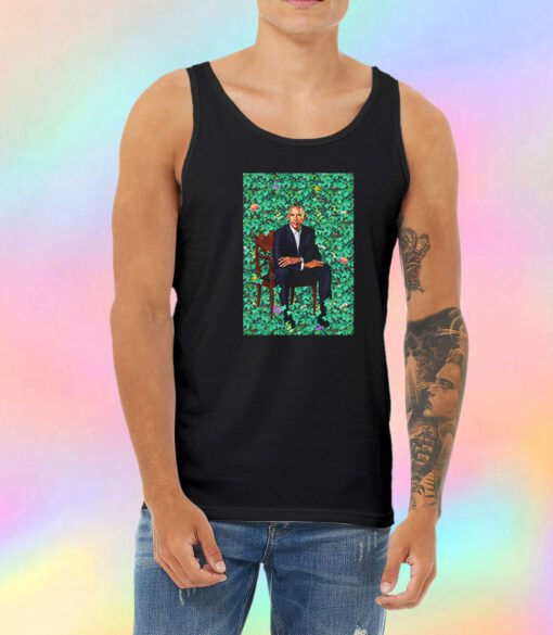 Obama Portraits Blend Paint Unisex Tank Top