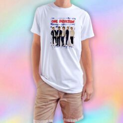 One Direction Spray Paint Blue T Shirt