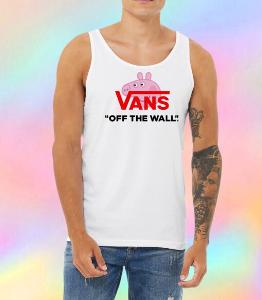 Peppa Pig X Vans Parody Unisex Tank Top