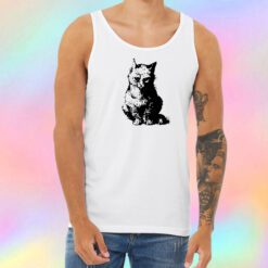 Persian Angry Cat Shadow Unisex Tank Top