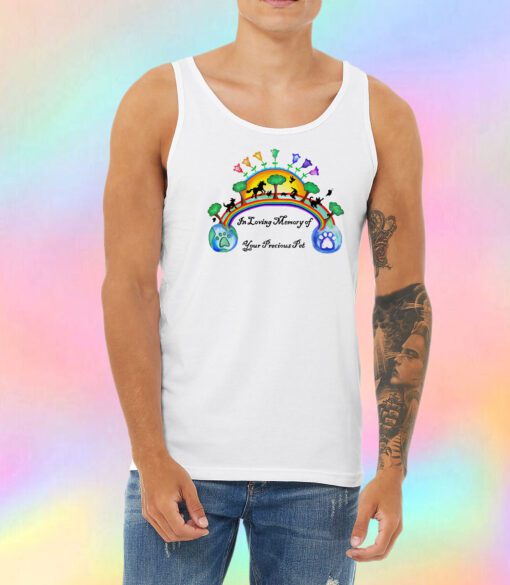 Pet Sympathy Rainbow Bridge Unisex Tank Top