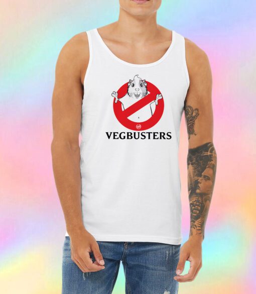 Piggie Parodies Vegbusters logo Unisex Tank Top