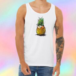 Pineapple hedgehog Unisex Tank Top