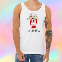 Pop Corn Le Cinema Unisex Tank Top