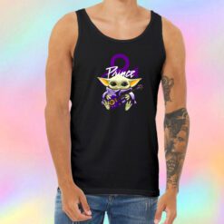 Prince Baby Yoda Hug Guitar Unisex Tank Top