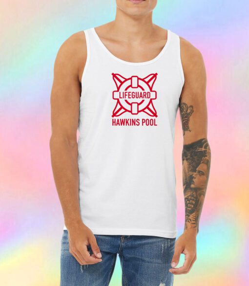 Public pool lifeguard Unisex Tank Top