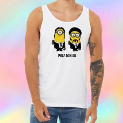 Pulp Minion Fiction Parody Unisex Tank Top