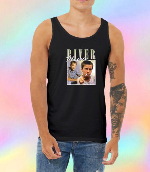 River Phoenix Vintage Retro Unisex Tank Top