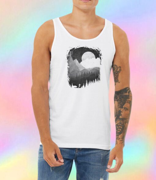 Running In The Mountains II Unisex Tank Top