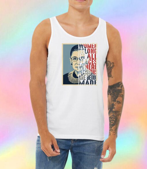 Ruth Bader Ginsburg Notorious RBG Unisex Tank Top