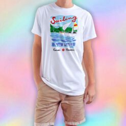 Sailing Na Pali Hawaii T Shirt