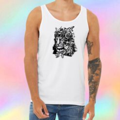 Samurai Tiger Unisex Tank Top