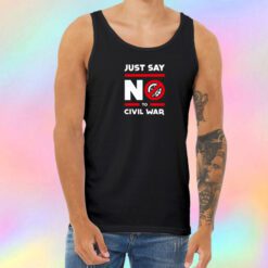 Say No to Civil War Unisex Tank Top