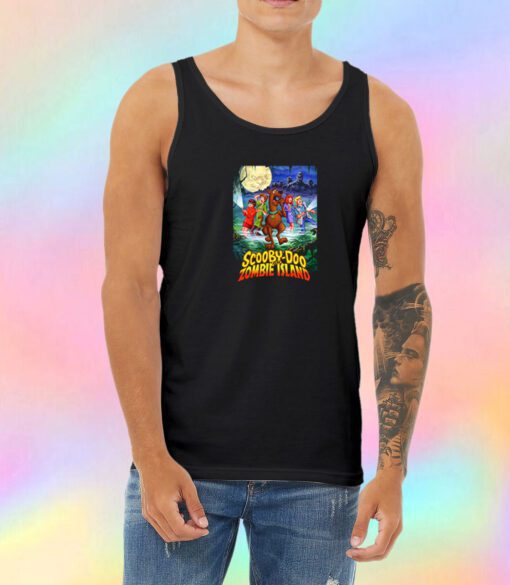 Scooby Doo on Zombie Island Inspired Unisex Tank Top