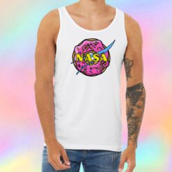 Simpsons Donut Nasa Symbol Unisex Tank Top