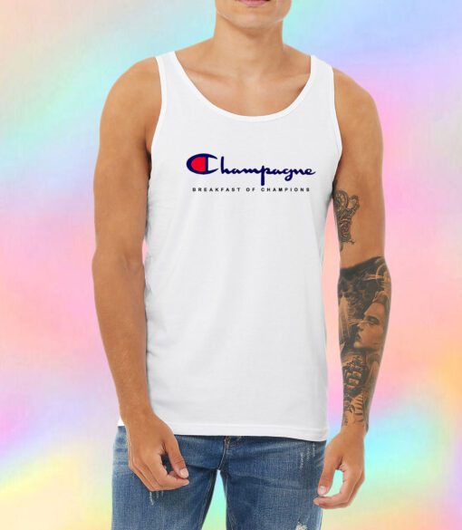 Special Champagne Breakfast Of Champions Unisex Tank Top