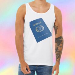 Star Trek Captains Log Pocket Notebook Unisex Tank Top