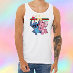 Stitch Angel Kiss Gucci Unisex Tank Top