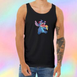 Stitch Eat Ice Cream Funny Unisex Tank Top