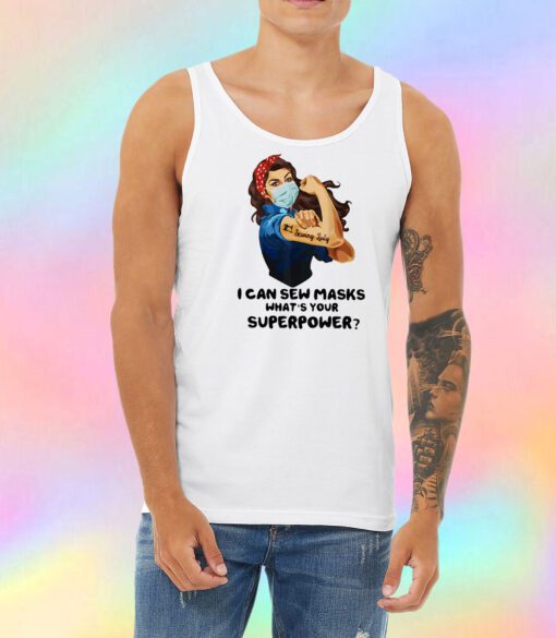 Strong Woman Tattoo Serving Lady Unisex Tank Top