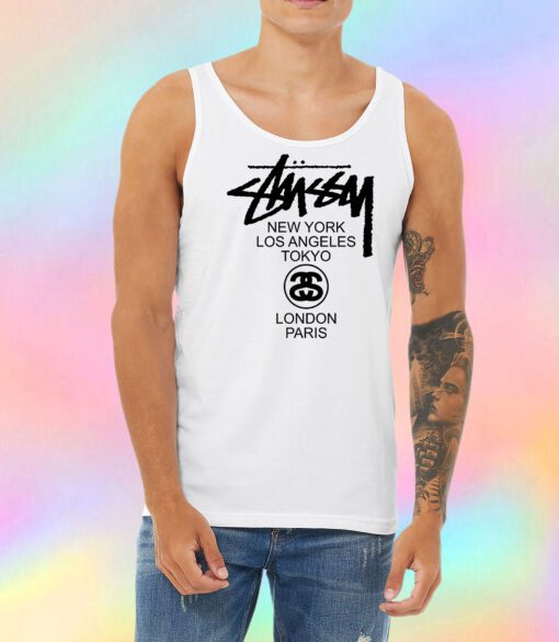 Stussy World Tour Unisex Tank Top