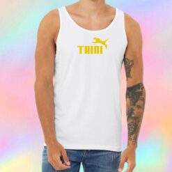 Super Hero Yellow Unisex Tank Top