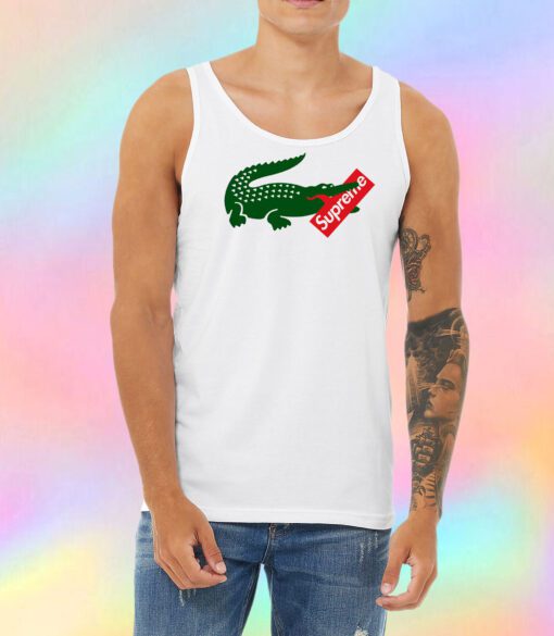 Supreme X Lacoste Collab Unisex Tank Top